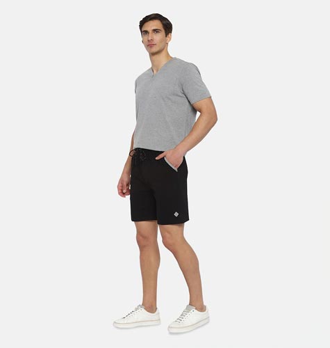 Men Pack Of 3 Mid-Rise Cotton Lounge Shorts